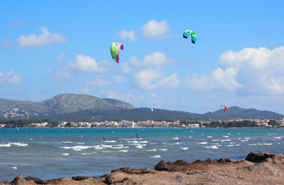Kitesurfer, Mallorca
