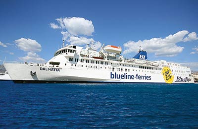 Buchen Sie eine Blue Line Fähre über Aferry.ch